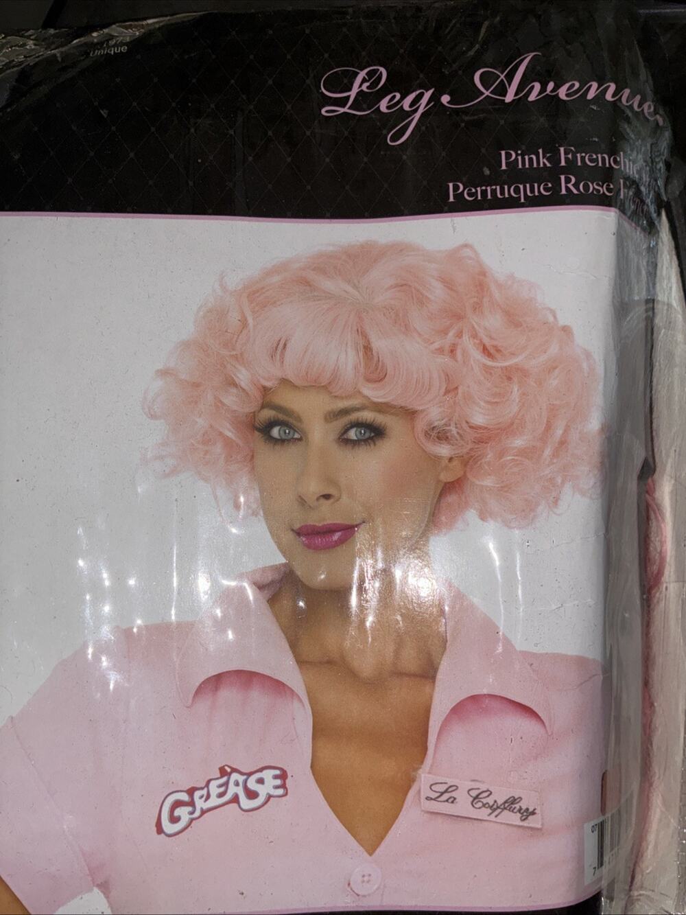 Leg Avenue Pink Frenchie Of Grease Wig Beauty School Dropout Halloween